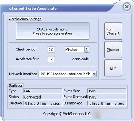 uTorrent Turbo Accelerator v4.3.0