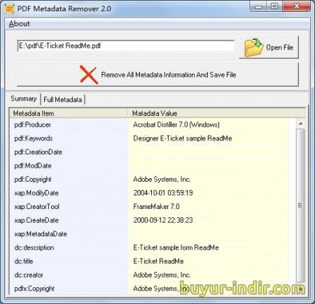 FMS PDF Metadata Remover v2.5.3