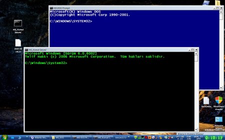 Windows'da MS_DOS İşletim Sisteminin Kullanılması